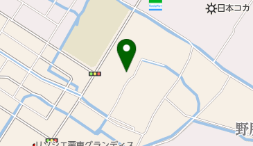 野尻自治会館の地図画像