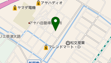 西部ゴム株式会社滋賀ベイスの地図画像