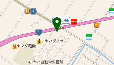 有限会社小柿自動車の地図画像
