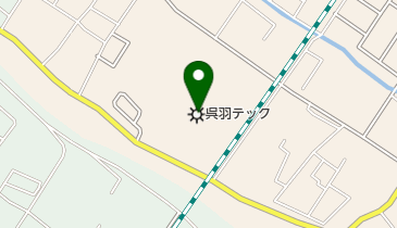 呉羽テック株式会社の地図画像