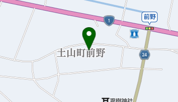 前野公民館の地図画像