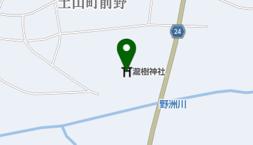 瀧樹神社の地図画像