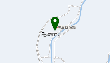 黒滝遊魚場の地図画像