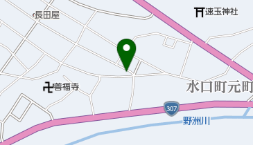 たかはし理容店の地図画像