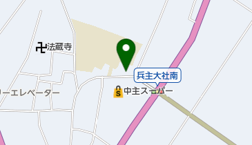 中主スーパーの地図画像