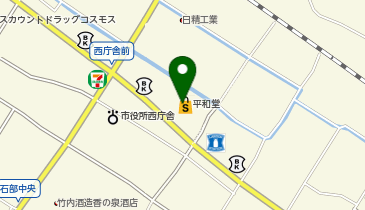 マツヤクリーニング 石部店の地図画像