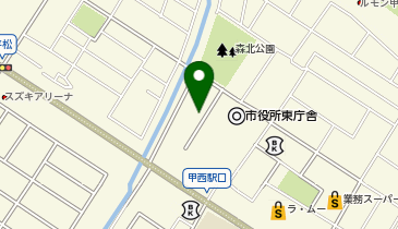 湖南市立 共同福祉施設サンライフ甲西の地図画像