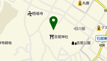 吉姫神社の地図画像