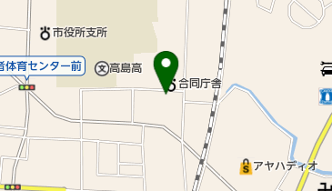 滋賀県職員組合高島支部の地図画像