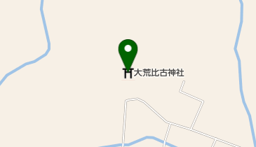 大荒比古神社の地図画像