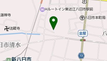 八日市アトリエの地図画像