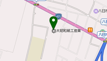 大昭和紙工産業株式会社八日市工場の地図画像