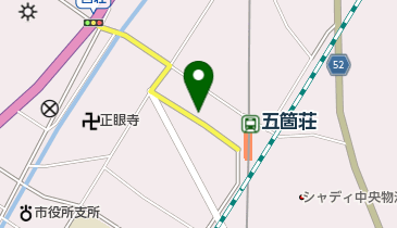 山川化粧品店の地図画像