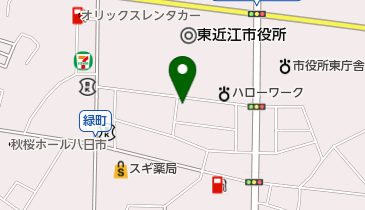 上之町整骨院の地図画像