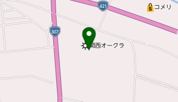 株式会社関西オークラの地図画像