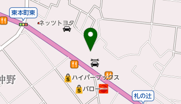 アサヒメガネ八日市店の地図画像