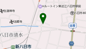 延命湯の地図画像