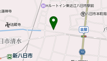 オカモト理容の地図画像