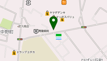 澤村理容院の地図画像