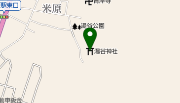 湯谷神社の地図画像