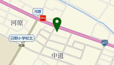 あべデンキの地図画像