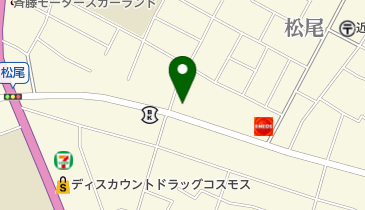 赤沢ベビーショップの地図画像