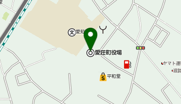 愛荘町役場 本庁舎の地図画像