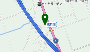 金山クリーニング 高月店の地図画像