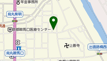 京都上京児童美術研究所の地図画像