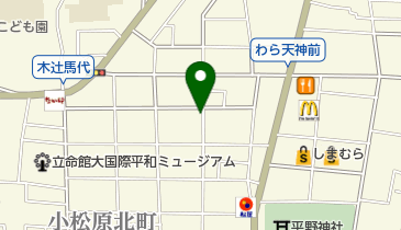 あすなろ学院本部衣笠教室の地図画像