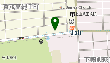 トップウェディング北山の地図画像