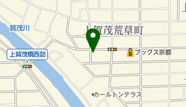 銀のさら上賀茂店の地図画像