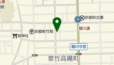 和田接骨・鍼灸院紫竹の地図画像