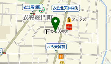 アポジェヘアー(apogee)の地図画像