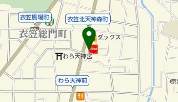 ふしぎどう 金閣寺店の地図画像