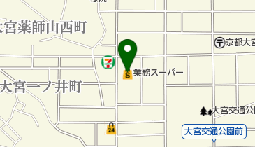北山グランドハイツ管理人室の地図画像