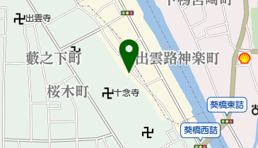松本金魚店の地図画像