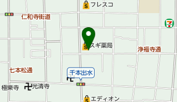 ヤマキ毛糸の地図画像