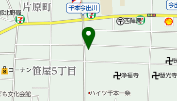 佐々木電器店の地図画像
