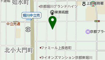 京都西陣町家スタジオ事務局の地図画像