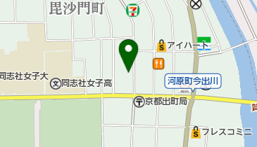 クロロフィル京都美顔教室の地図画像