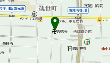 興徳寺の地図画像