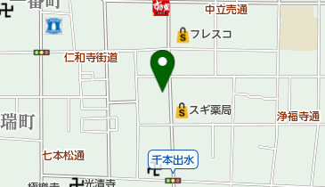 浅井ふとん店の地図画像