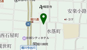 京都金筬製作所の地図画像