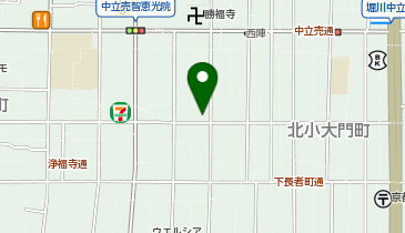 大野理容院の地図画像