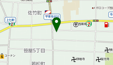 バーバー・ハヤシの地図画像
