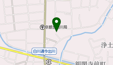 京都珠算連盟北白川教場の地図画像
