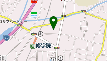 京都大学 国際交流会館・修学院本館の地図画像