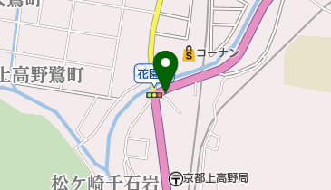 宝ケ池理容院の地図画像
