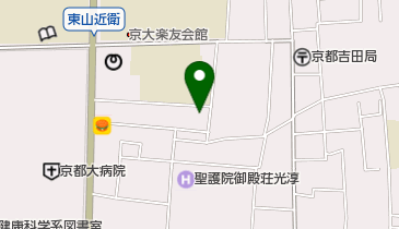京都市役所 教育委員会 指導部 総合育成支援課 ひかり学園の地図画像